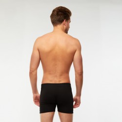 Gombos szűk férfi boxer (fekete)