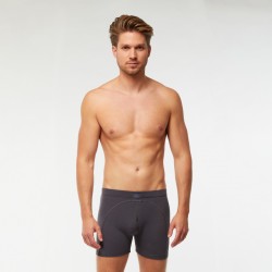 Gombos férfi szűk boxer (grafitszürke)