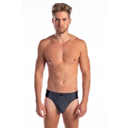 Oldalt betétes férfi alsó (sötétszürke)