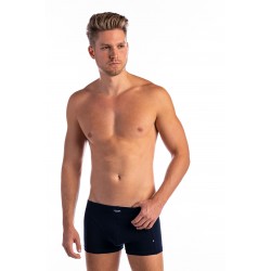Egyszínű férfi csípőboxer (sötétkék)