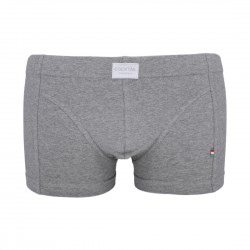 Egyszínű férfi csípőboxer (melírszürke)