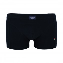 Egyszínű férfi csípőboxer (sötétkék)