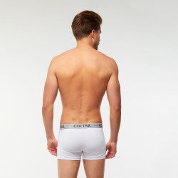 Külső gumis férfi csípőboxer (fehér)