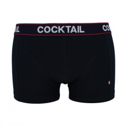 Külső gumis férfi csípőboxer (sötétkék)