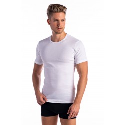 Kerek nyakú férfi póló (fehér)