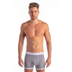 Szűk fazonú boxer, szárán paszpólcsíkkal (melírszürke)
