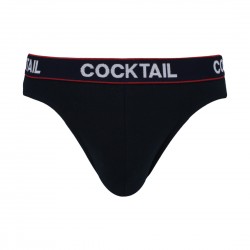 Egyszínű, szövött gumis férfi alsó (sötétkék) 