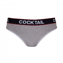 Szövött gumis féltanga (melírszürke)