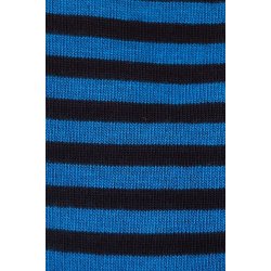 Csíkos női zokni (világoskék)