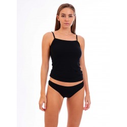 Egyszínű sima női alsó (fekete)