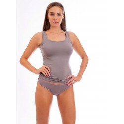 Egyszínű női tanga (szürke)