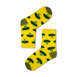 Brokkolis női zokni 