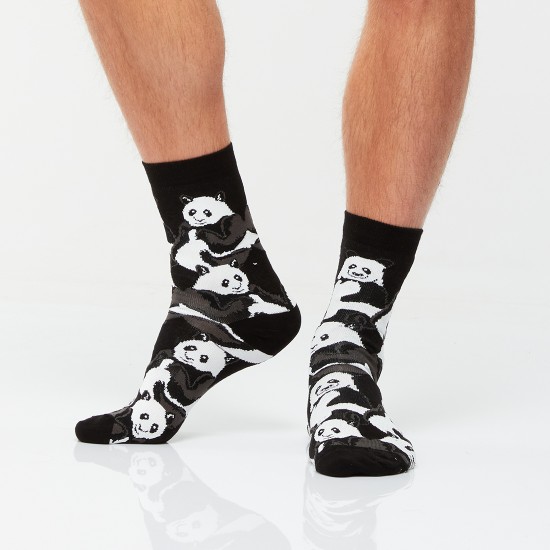 Panda mintás fiú/férfi zokni