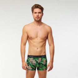 Szövött gumis, párducmintás szűkszárú boxer