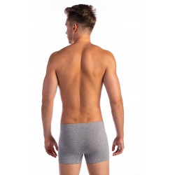 Egyszínű szűk boxer (melírszürke) 