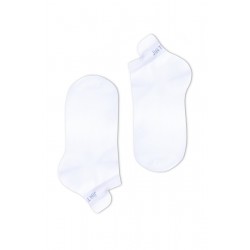 Egyszínű magasított férfi titokzokni (fehér)