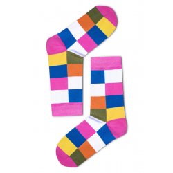Kockás női zokni (színes)